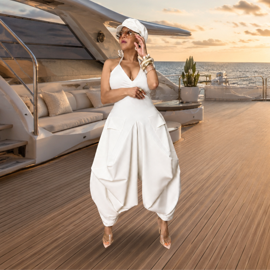 MARATHON WHITE JUMPSUIT