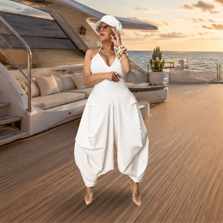 MARATHON WHITE JUMPSUIT