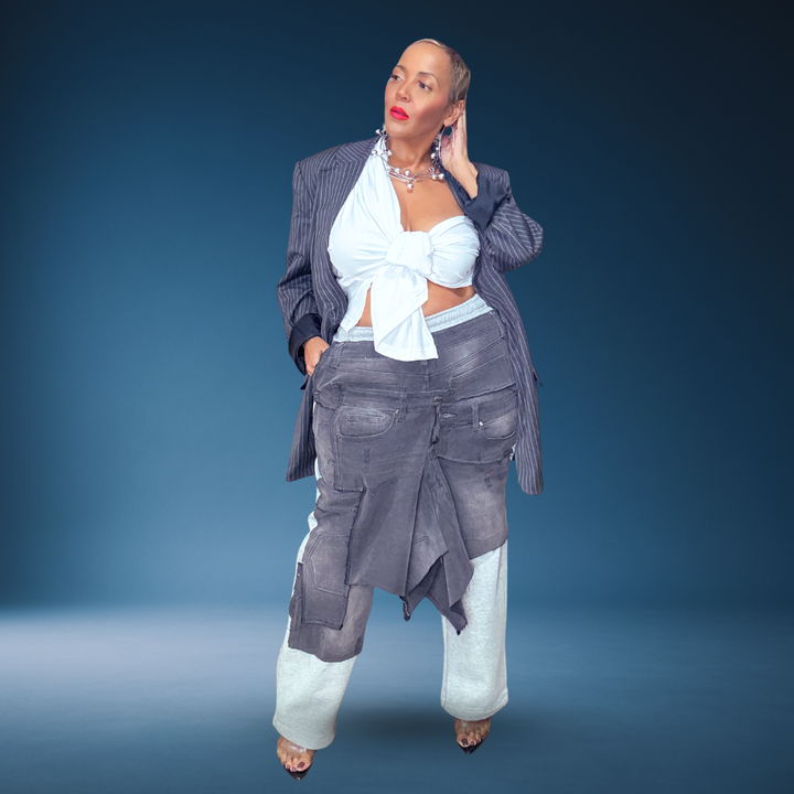 SMOKE AND MIRRORS GREY SWEATPANTS