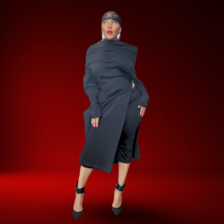 SALT AND PEPPER BLACK TWO-PIECE SET