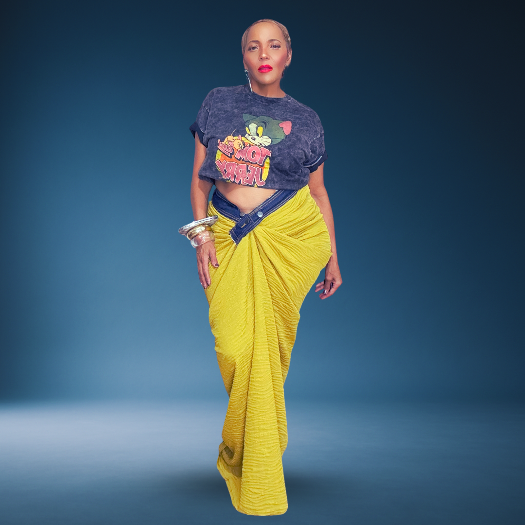 PRINCESS DIARIES SAFFRON GREEN SKIRT