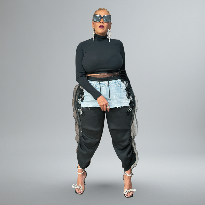 GUNS AND ROSES BLACK SWEATPANTS