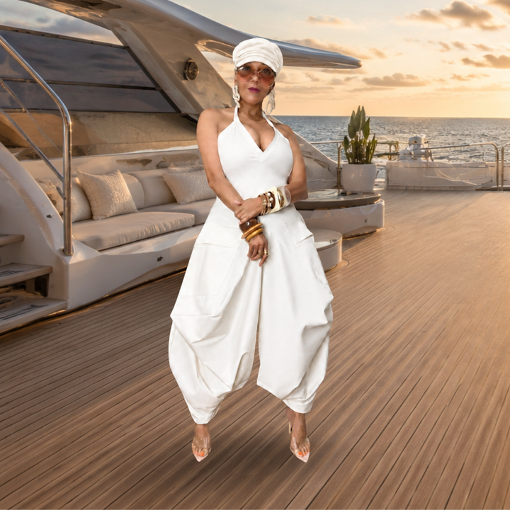 MARATHON WHITE JUMPSUIT