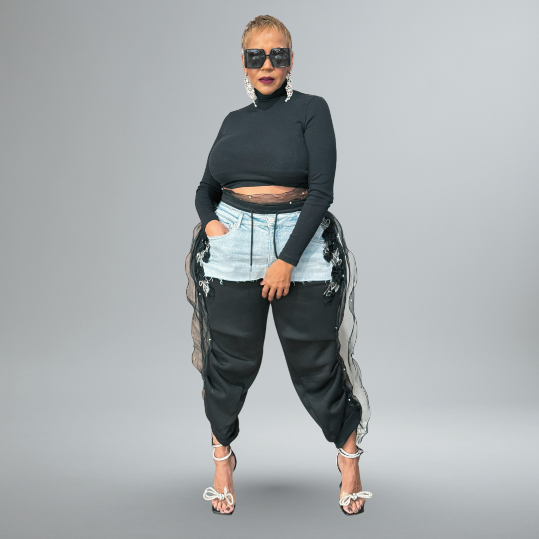 GUNS AND ROSES BLACK SWEATPANTS