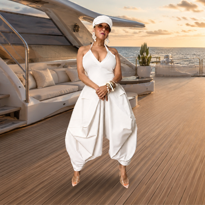 MARATHON WHITE JUMPSUIT