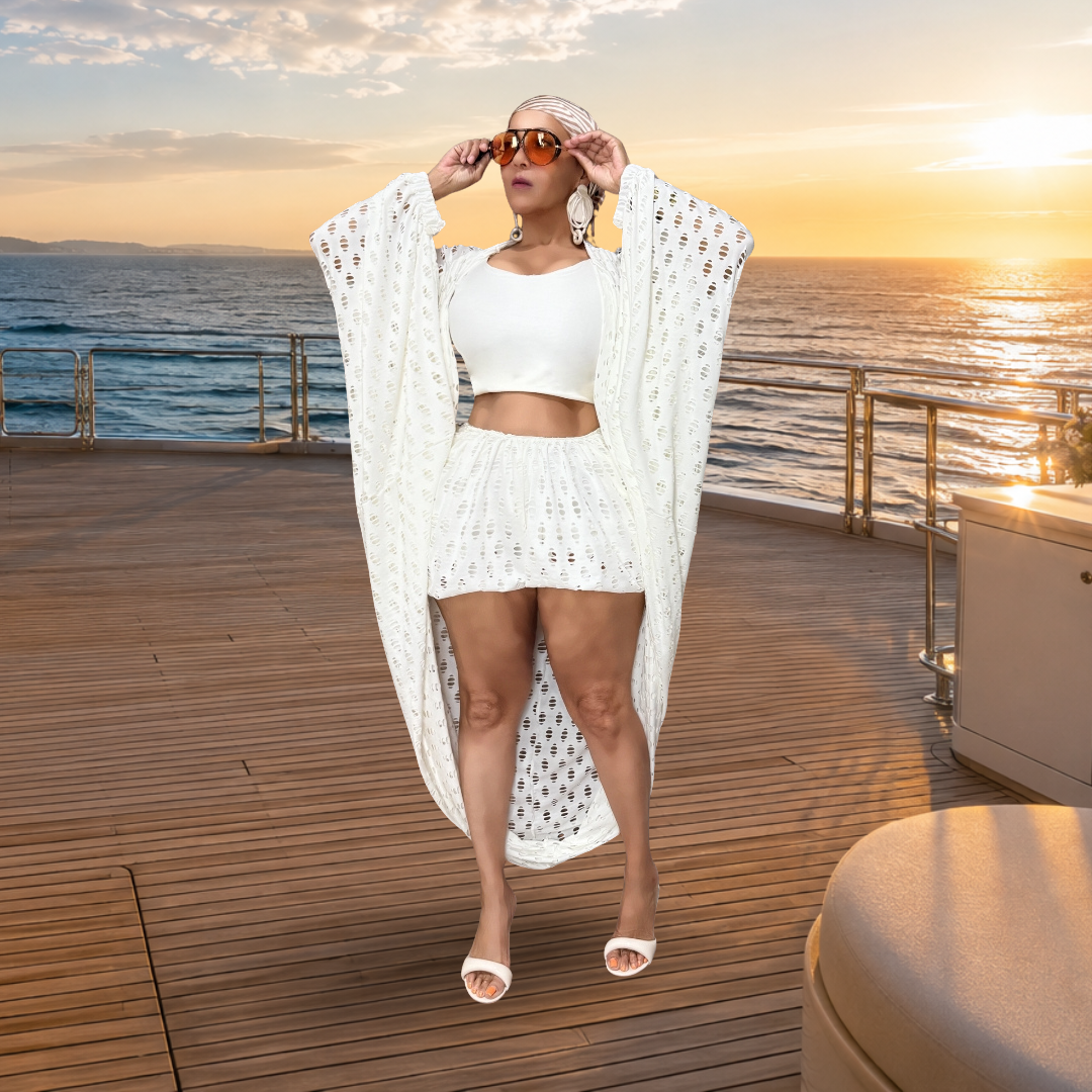 KAIRO WHITE TWO-PIECE SET