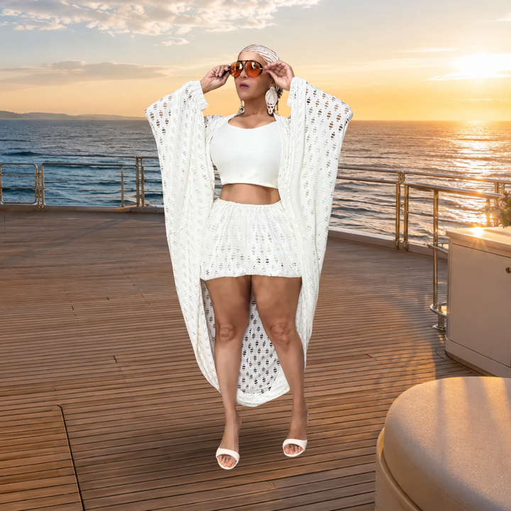 KAIRO WHITE TWO-PIECE SET