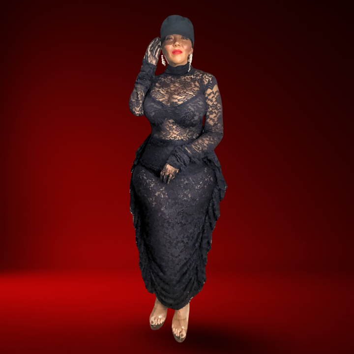 STELLA BLACK TWO-PIECE SET