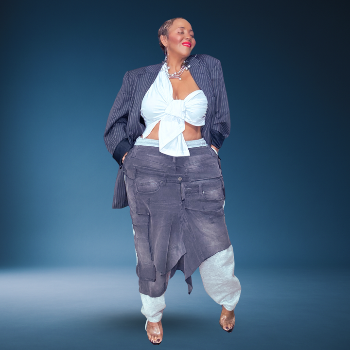 SMOKE AND MIRRORS GREY SWEATPANTS