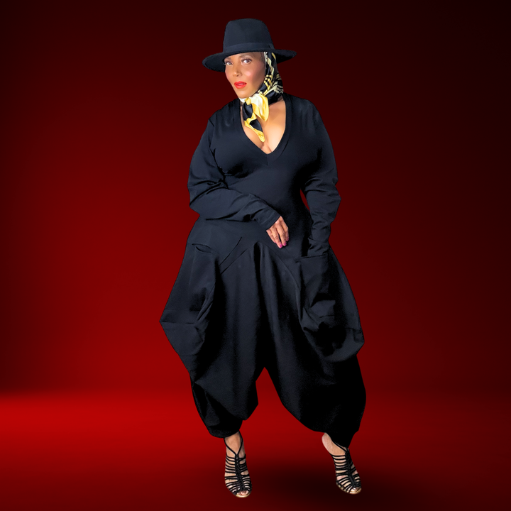 MARATHON BLACK JUMPSUIT