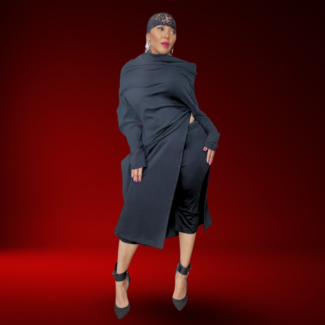 SALT AND PEPPER BLACK TWO-PIECE SET