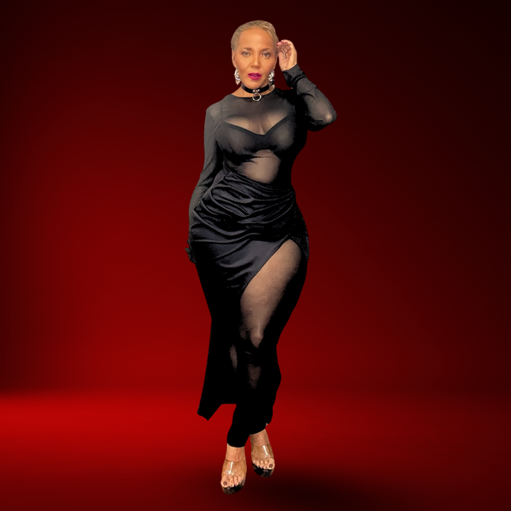 TAYLA BLACK TWO-PIECE SET