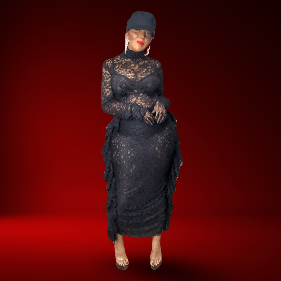 STELLA BLACK TWO-PIECE SET