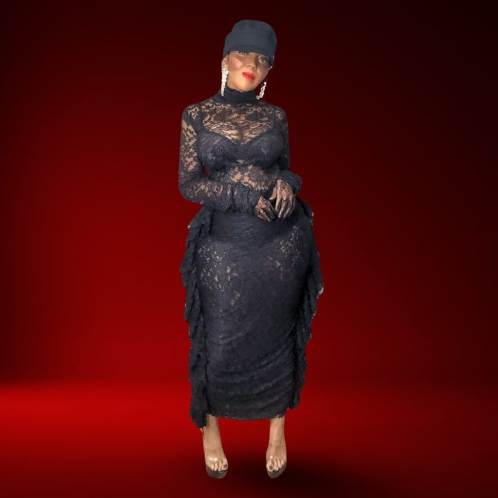 STELLA BLACK TWO-PIECE SET