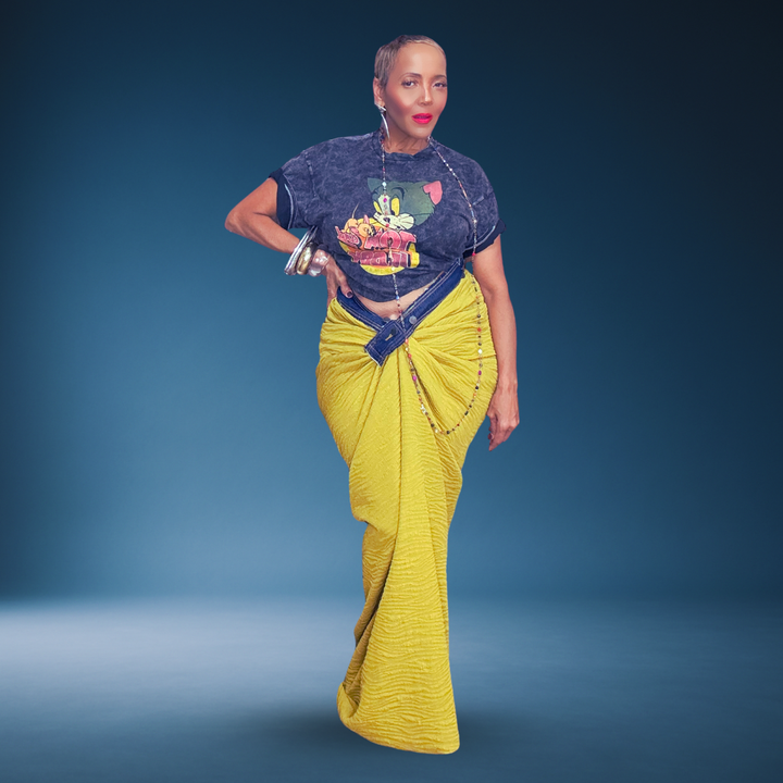 PRINCESS DIARIES SAFFRON GREEN SKIRT