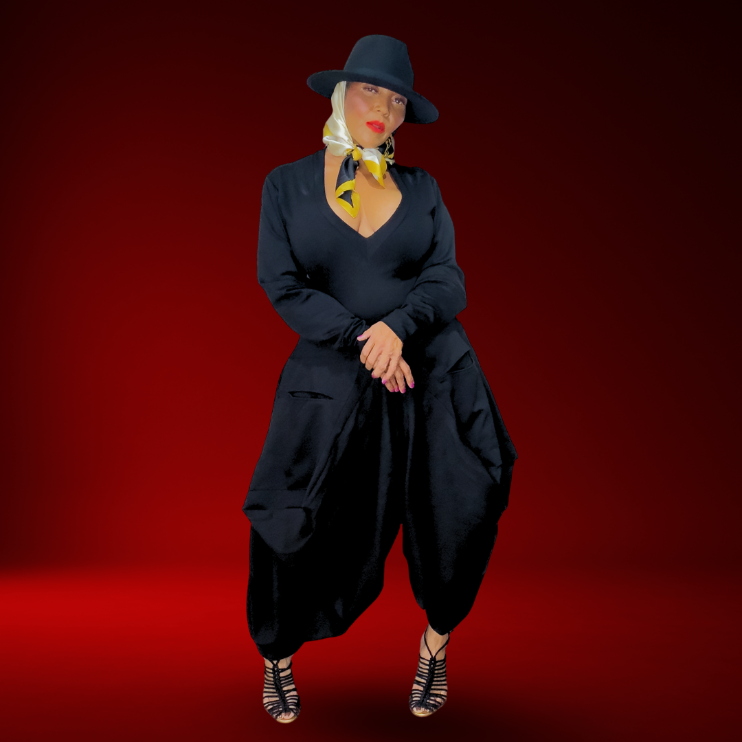 MARATHON BLACK JUMPSUIT