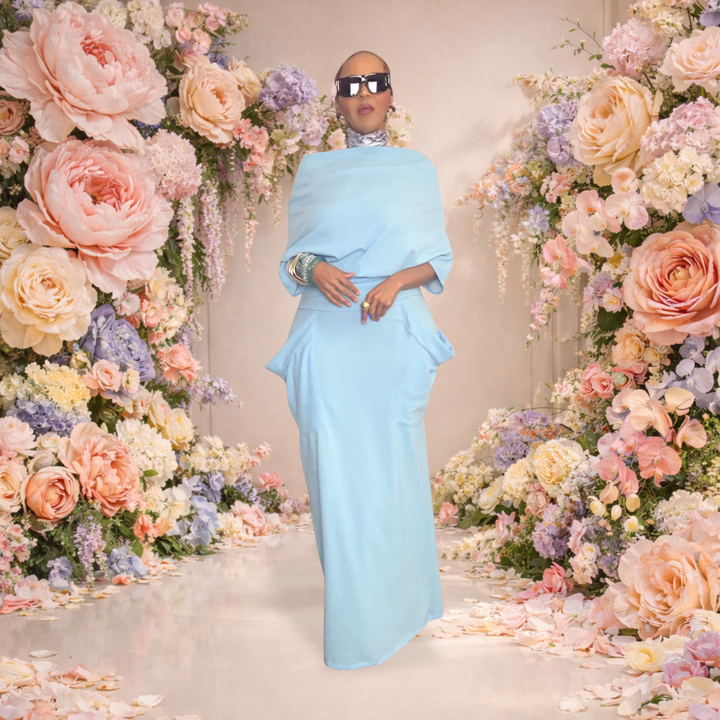 WYNN BLUE MAXI DRESS