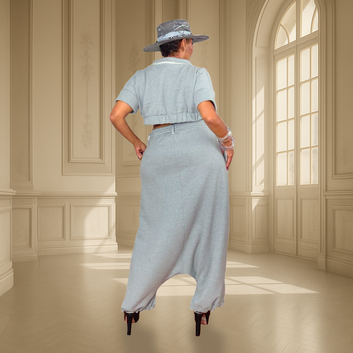 DAWN GREY TWO-PIECE SET
