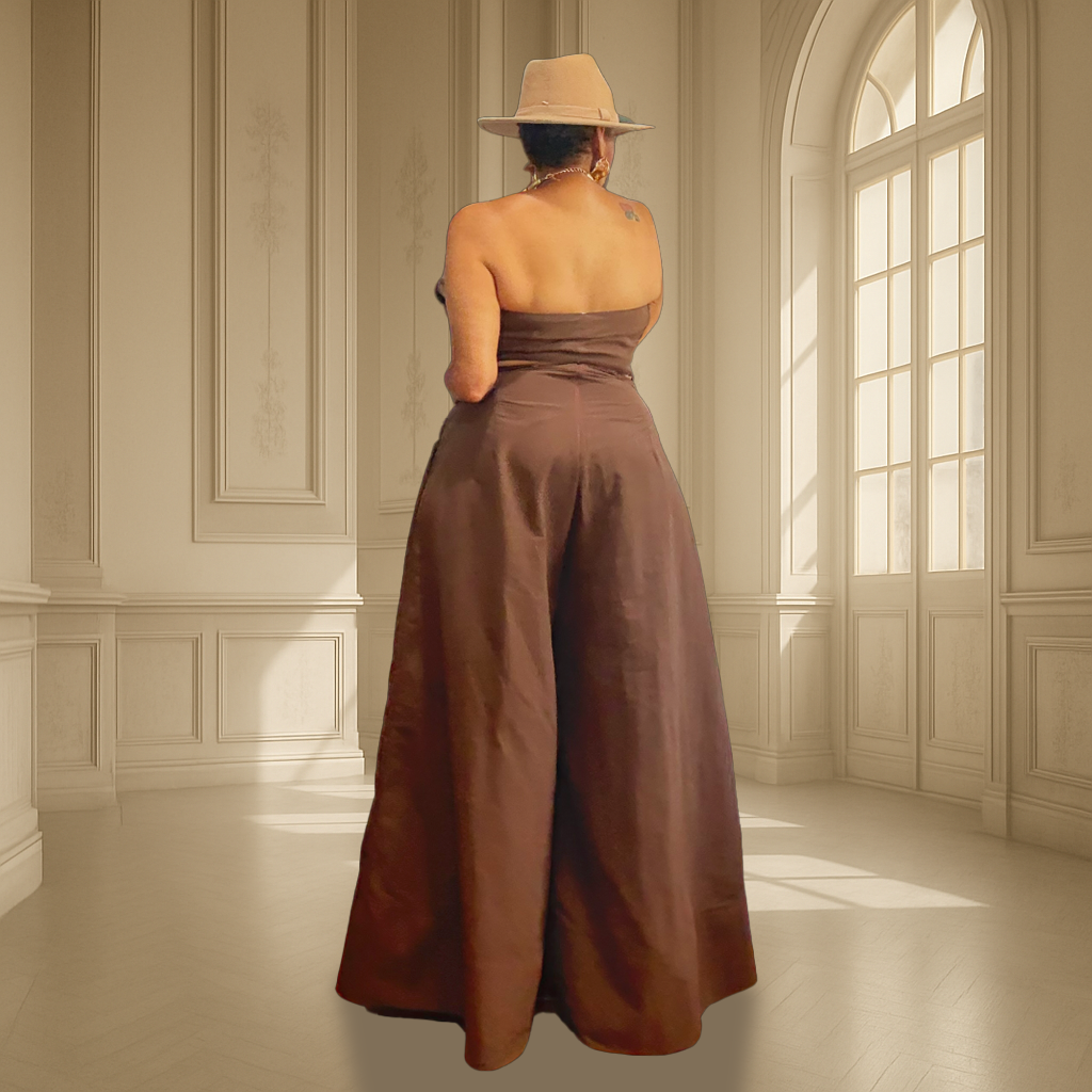 EVE BROWN TWO-PIECE SET
