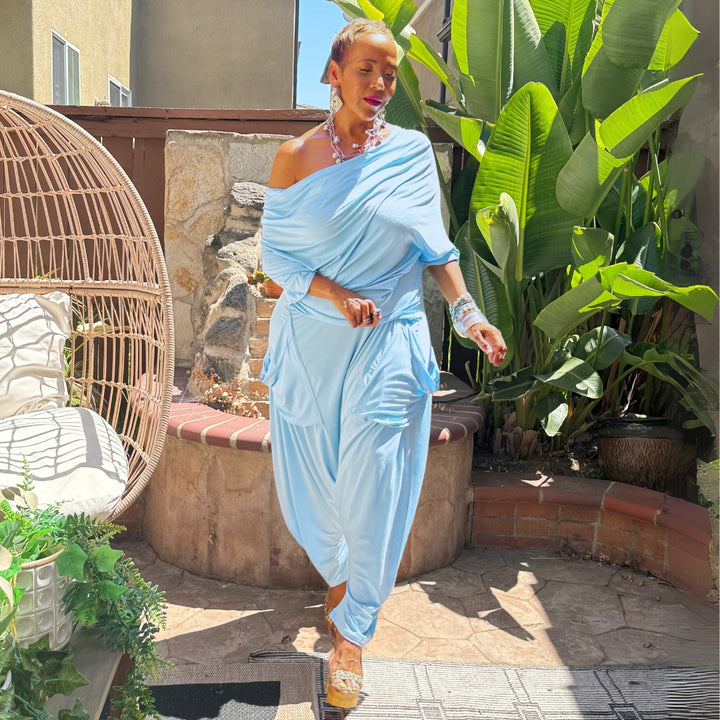 MISSION BABY BLUE JUMPSUIT