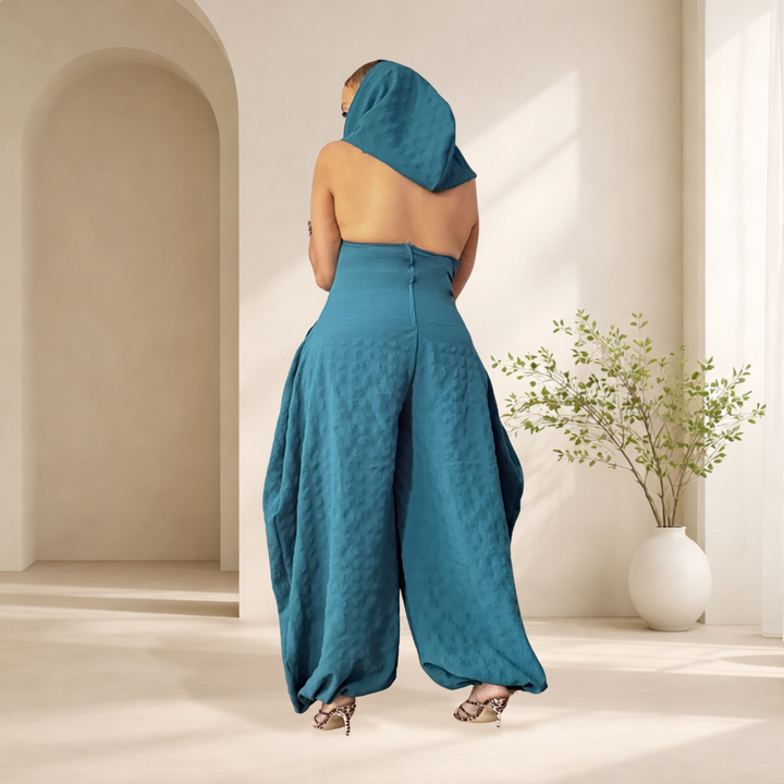 NEO TEAL JUMPSUIT