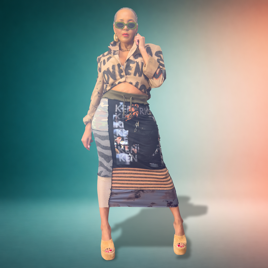 REINCARNATED RECONSTRUCTED SKIRT