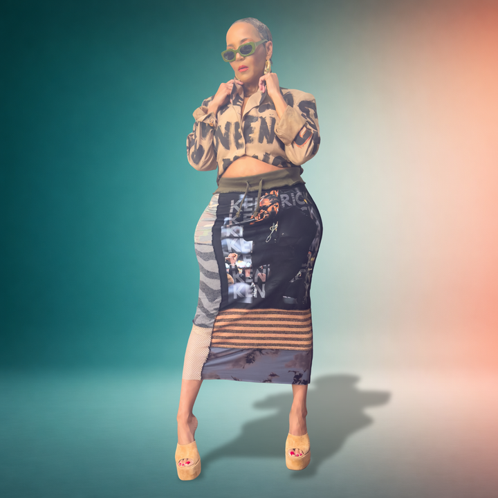 REINCARNATED RECONSTRUCTED SKIRT