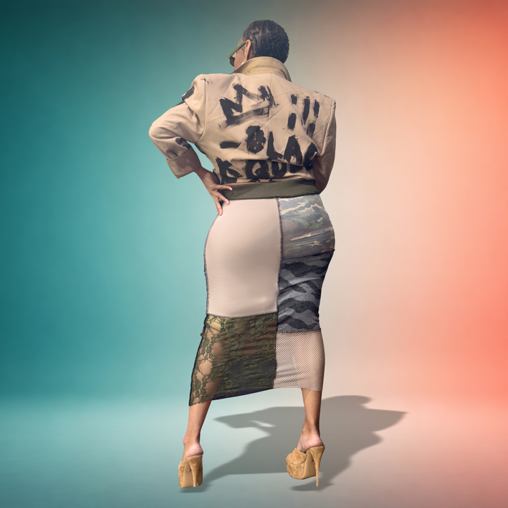 REINCARNATED RECONSTRUCTED SKIRT