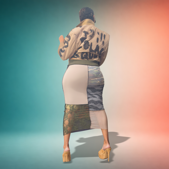 REINCARNATED RECONSTRUCTED SKIRT