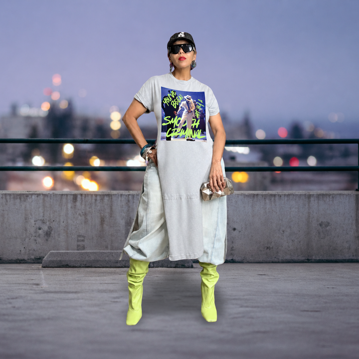 SMOOTH CRIMINAL GREY REMASTERED TEE