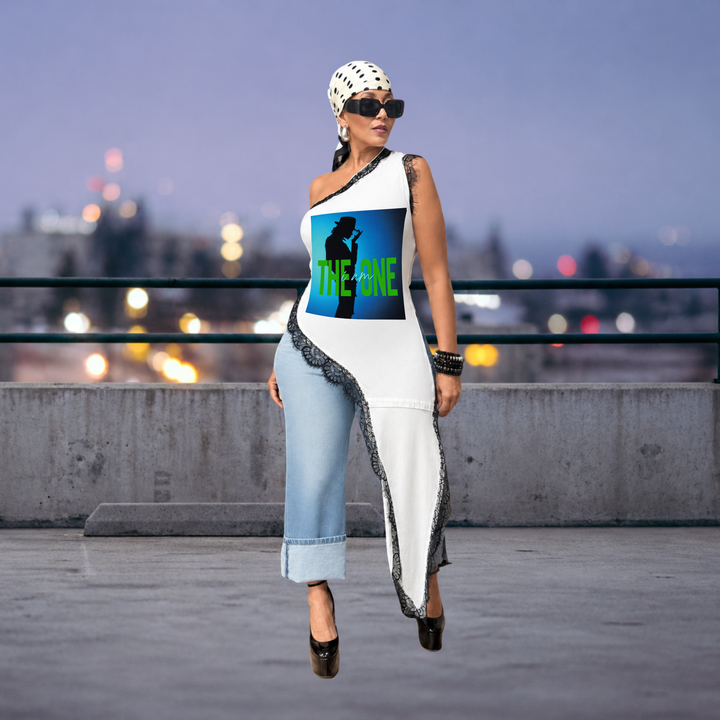 THE ONE WHITE AND BLACK LACE REMASTERED TEE
