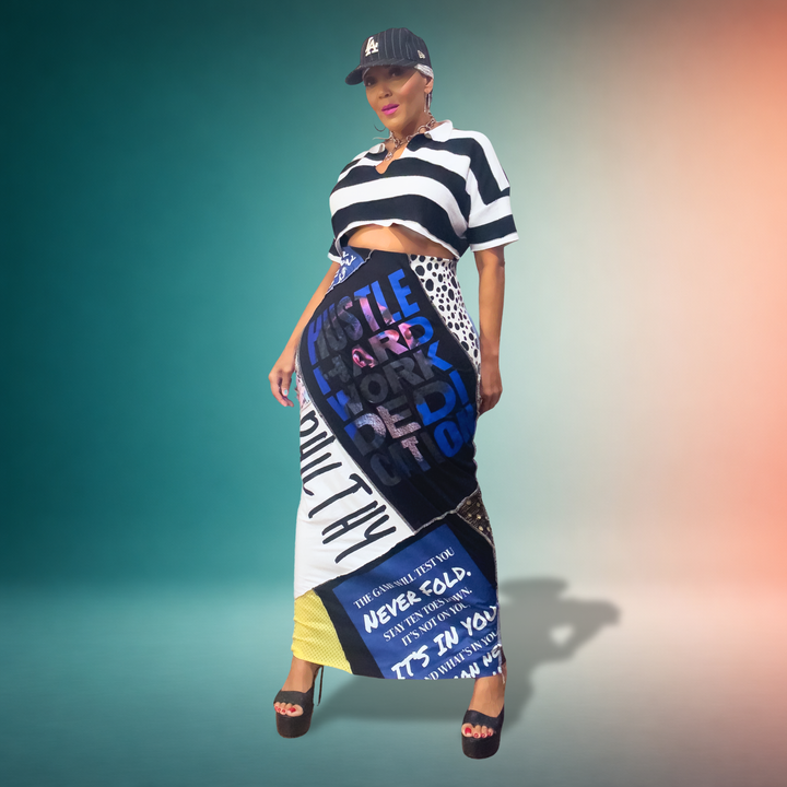 VICTORY LAP RECONSTRUCTED SKIRT