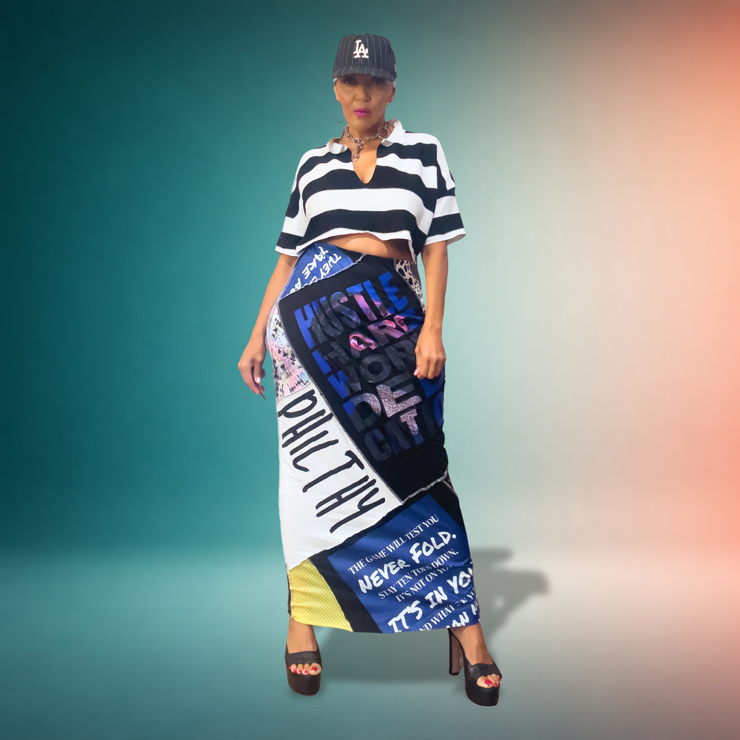 VICTORY LAP RECONSTRUCTED SKIRT