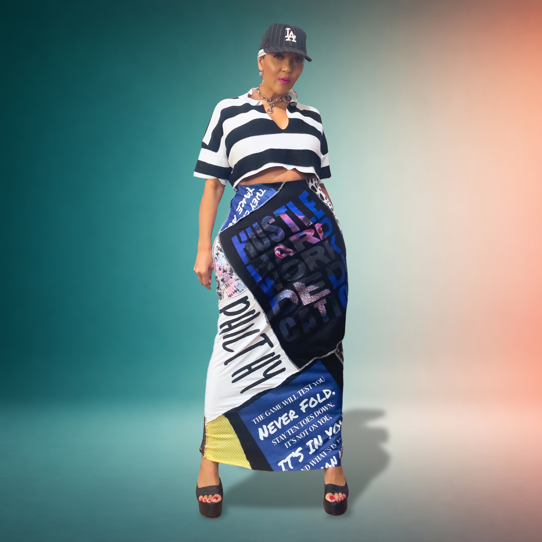 VICTORY LAP RECONSTRUCTED SKIRT