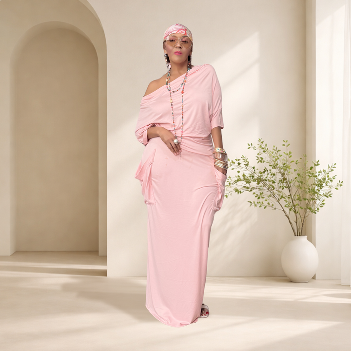 WYNN PINK MAXI DRESS